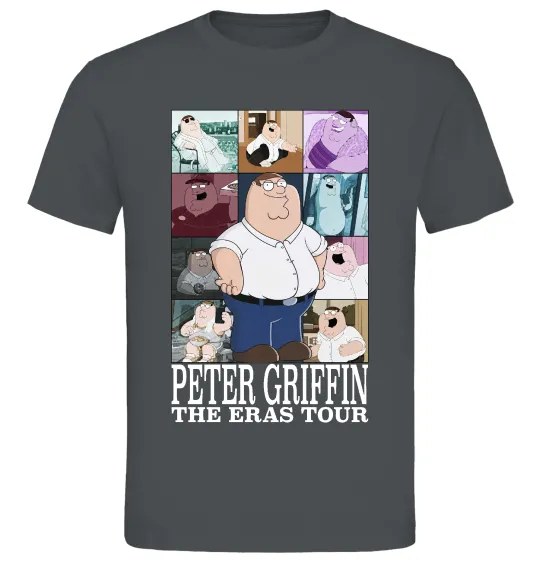 Мужская футболка Peter Griffin The Eras Tour Графит фото