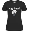 Женская футболка Стьюї You Suck Черный Женская футболка Стьюї You Suck Черный фото