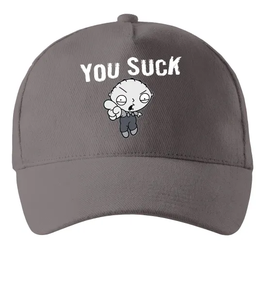 Кепка Стьюї You Suck Серый фото
