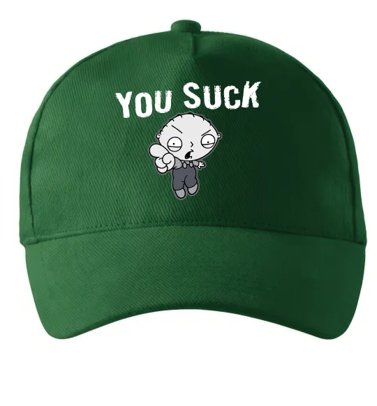 Кепка Стьюї You Suck Темно-зеленый фото