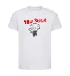 Детская футболка Стьюї You Suck Белый фото