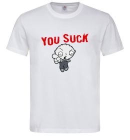 Чоловіча футболка Стьюї You Suck Чоловіча футболка Стьюї You Suck