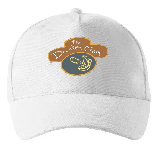 Кепка The dranken clam Белый фото