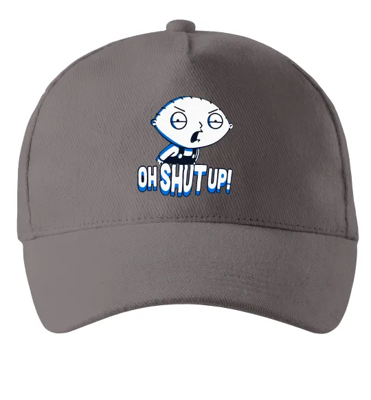 Кепка Стьюї Oh shut up Серый фото