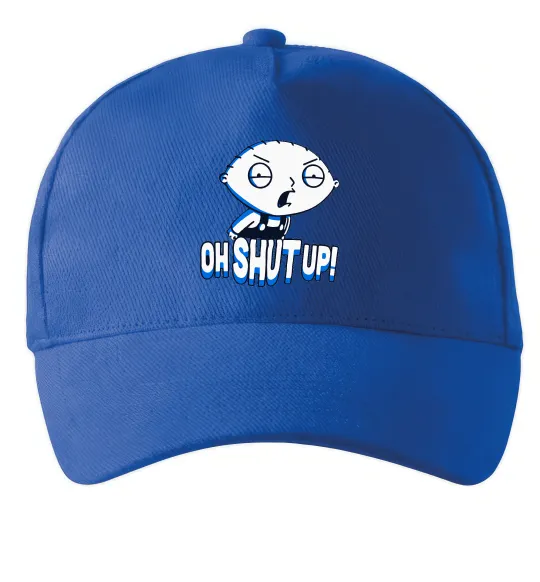 Кепка Стьюї Oh shut up Ярко-синий фото
