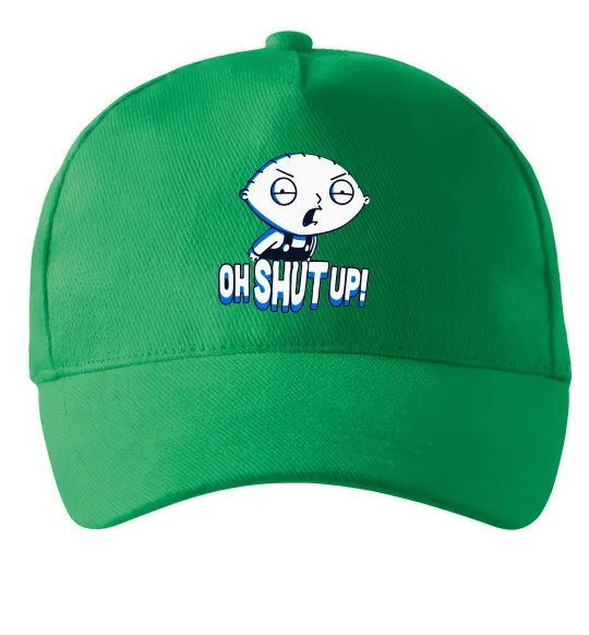 Кепка Стьюї Oh shut up Зеленый фото