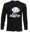 Лонгслив Стьюї Oh shut up Черный Лонгслив Стьюї Oh shut up Черный фото