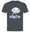 Мужская футболка Стьюї Oh shut up Графит Мужская футболка Стьюї Oh shut up Графит фото