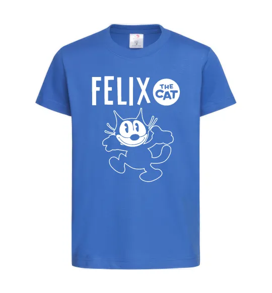Детская футболка Felix посміхається Ярко-синий фото