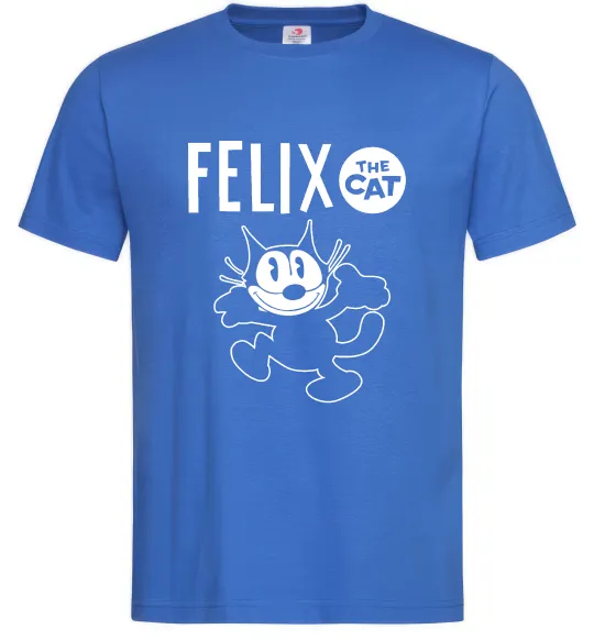 Мужская футболка Felix посміхається Ярко-синий фото