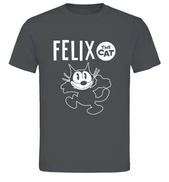 Мужская футболка Felix посміхається Графит фото