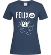 Женская футболка Felix посміхається Темно-синий фото