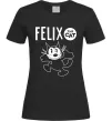 Женская футболка Felix посміхається Черный фото