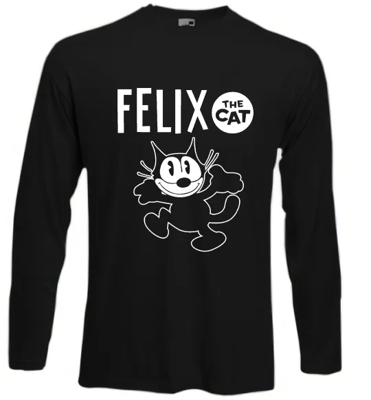 Лонгслив Felix посміхається Черный фото