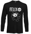 Лонгслив Felix посміхається Черный фото