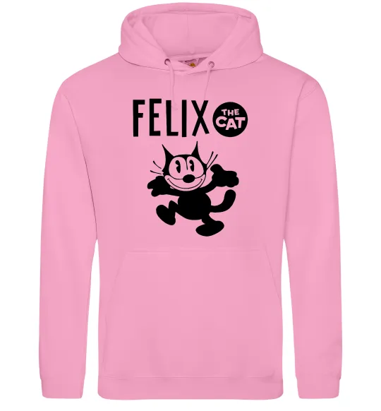 Женская толстовка (худи) Felix посміхається Розовый фото