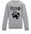Детский Свитшот Felix посміхається Серый меланж фото