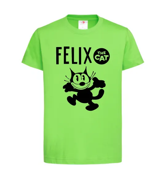 Детская футболка Felix посміхається Лаймовый фото