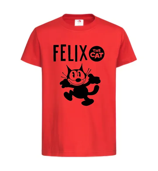 Детская футболка Felix посміхається Красный фото