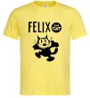 Мужская футболка Felix посміхається Лимонный фото