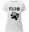 Женская премиум футболка Felix посміхається Белый фото
