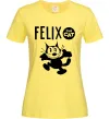 Женская футболка Felix посміхається Лимонный фото