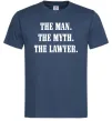 Мужская футболка The lawyer Темно-синий Мужская футболка The lawyer Темно-синий фото