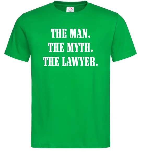 Мужская футболка The lawyer Зеленый фото