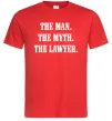 Мужская футболка The lawyer Красный Мужская футболка The lawyer Красный фото