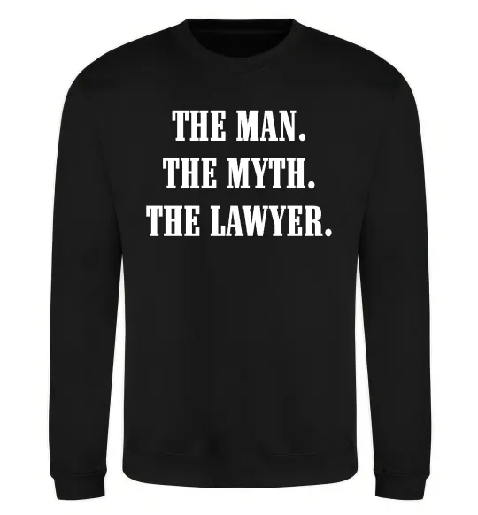 Свитшот The lawyer Черный фото