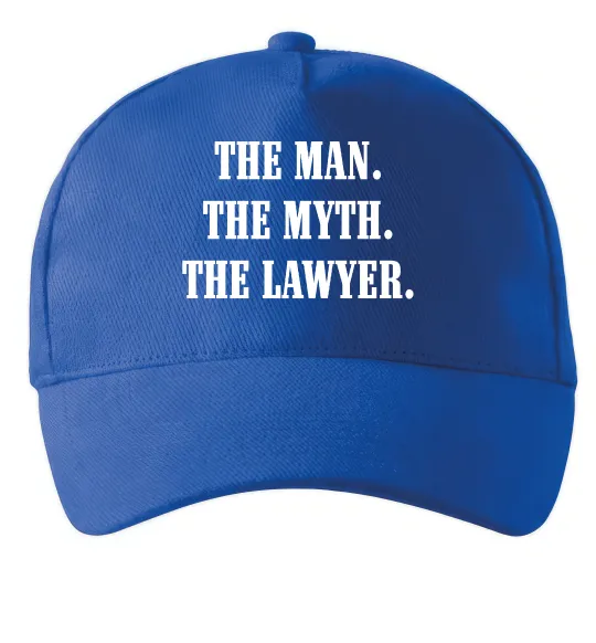 Кепка The lawyer Ярко-синий фото