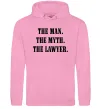 Мужская толстовка (худи) The lawyer Розовый Мужская толстовка (худи) The lawyer Розовый фото