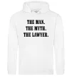 Мужская толстовка (худи) The lawyer Белый Мужская толстовка (худи) The lawyer Белый фото