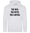 Мужская толстовка (худи) The lawyer Серый меланж Мужская толстовка (худи) The lawyer Серый меланж фото