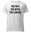 Мужская премиум футболка The lawyer Белый Мужская премиум футболка The lawyer Белый фото