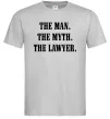 Мужская футболка The lawyer Серый Мужская футболка The lawyer Серый фото