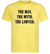 Мужская футболка The lawyer Лимонный Мужская футболка The lawyer Лимонный фото