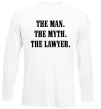 Лонгслив The lawyer Белый Лонгслив The lawyer Белый фото