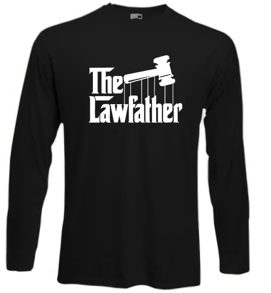 Лонгслив The lawfather Черный фото