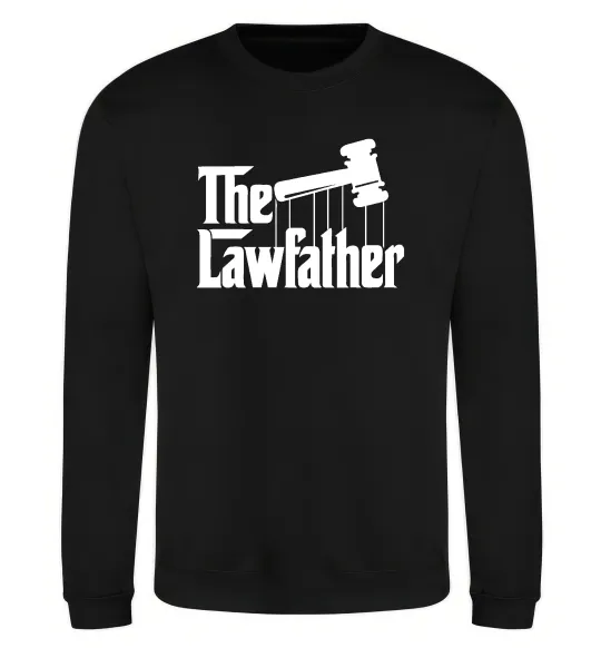 Свитшот The lawfather Черный фото