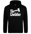 Мужская толстовка (худи) The lawfather Черный Мужская толстовка (худи) The lawfather Черный фото