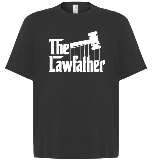 Футболка Оверсайз The lawfather Черный фото