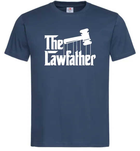 Мужская футболка The lawfather Темно-синий фото