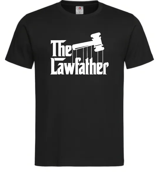 Мужская футболка The lawfather Черный фото