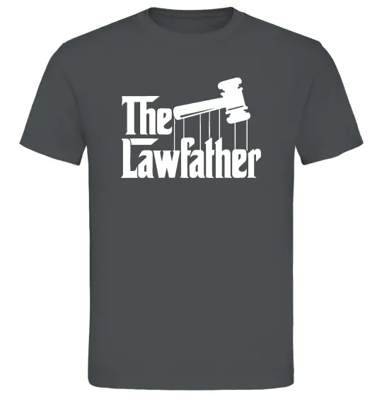 Мужская футболка The lawfather Графит фото