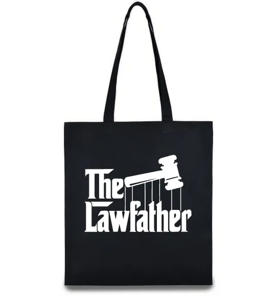 Эко-сумка The lawfather Черный фото