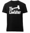 Мужская премиум футболка The lawfather Черный Мужская премиум футболка The lawfather Черный фото