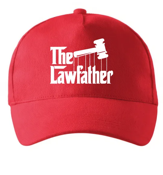 Кепка The lawfather Красный фото