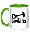 Чашка с цветной ручкой The lawfather Лаймовый Чашка с цветной ручкой The lawfather Лаймовый фото