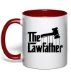 Чашка с цветной ручкой The lawfather Красный Чашка с цветной ручкой The lawfather Красный фото